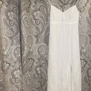 Lulu's White Spaghetti Strap Dress